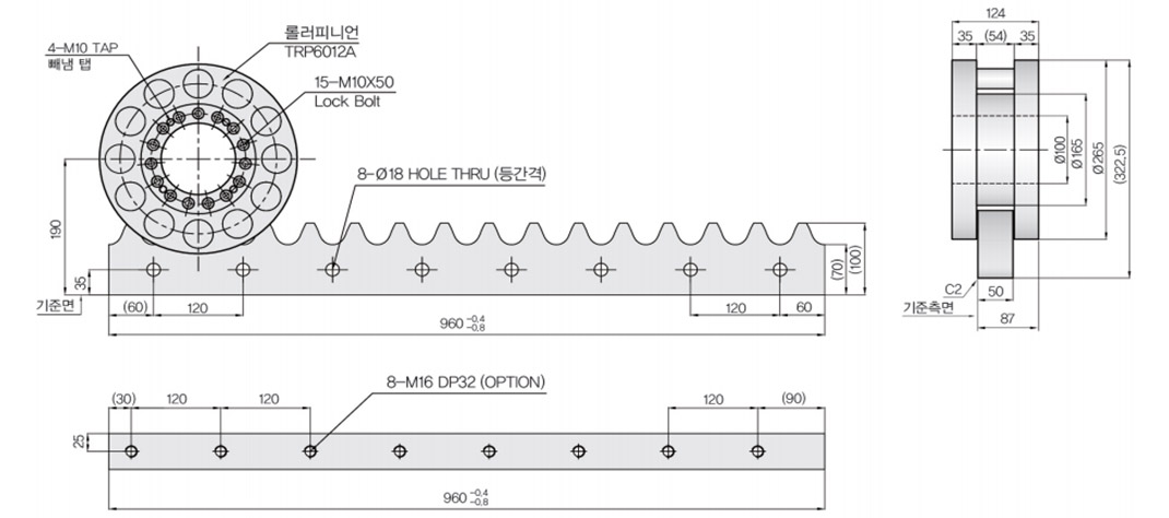 TRP6012A & TRC6012A 도면